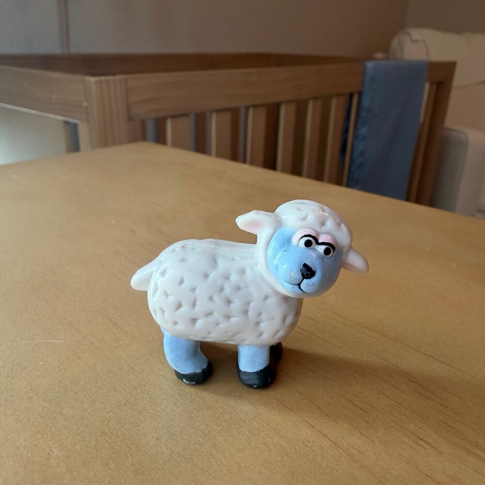 Vintage Sesame Street Farm Playset Sheep Figure